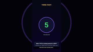 OSPF Link State Protocol | CCNA Quiz #ccna #networking #shorts