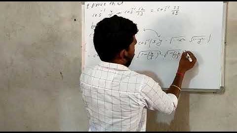 Inverse trigonometric function_Math video 13