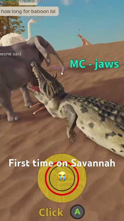 WHEN ITS YOUR FIRST TIME ON SAVANNAH LIFE!!! #roblox #savannahlife