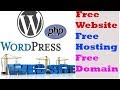 How to Make A Free Website? Free Hosting+Free Domain with Php Wordpress