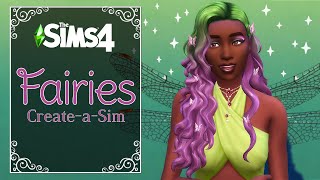 MANIFESTING Sims 4 Fairies | Create a Sim | CC Links in Description ✨