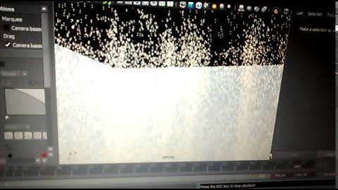 Autodesk Maya rain scene