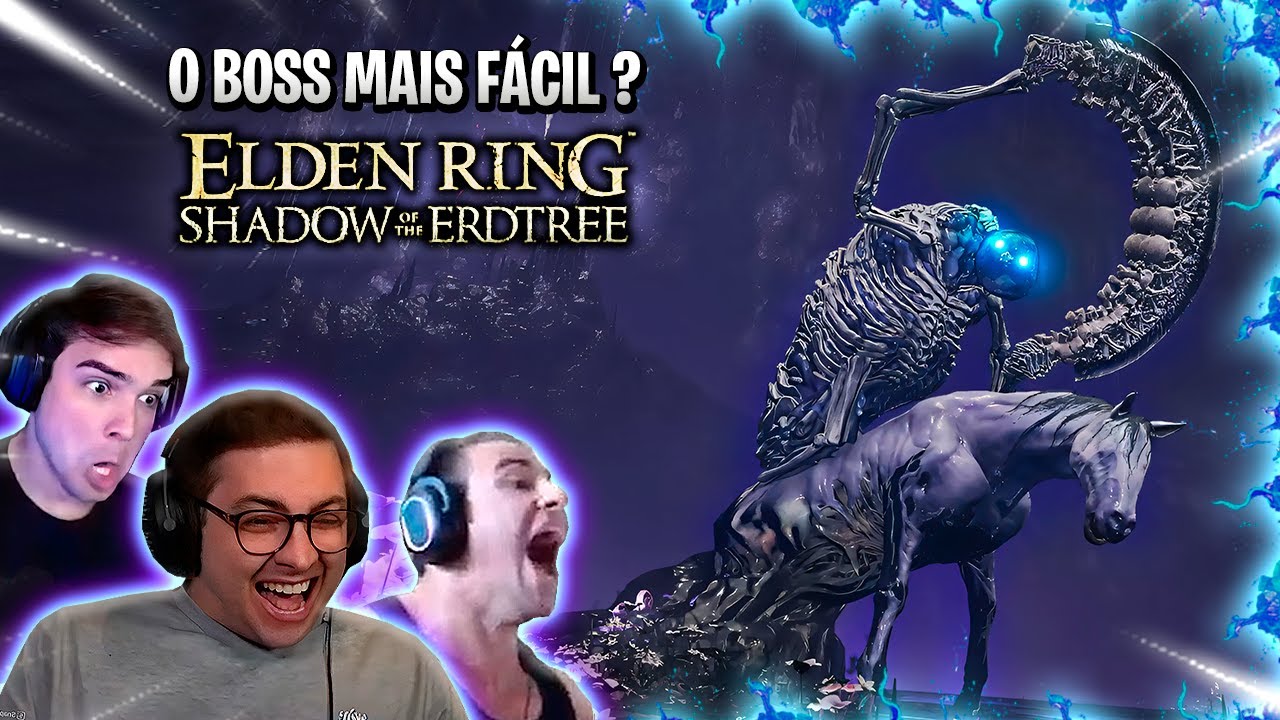 ESSE É O MAIS FACIL DA DLC? STREAMERS ENFRENTANDO CAVALEIRO PUTRIDO ELDEN RING SHADOW OF THE ERDTREE