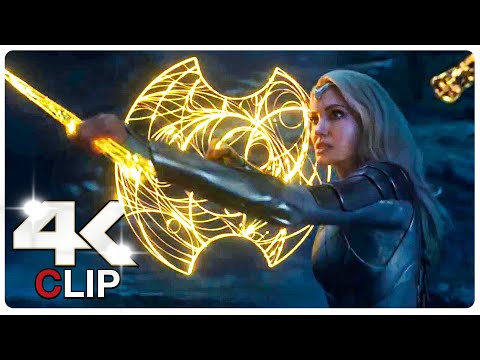 Eternals Vs Deviants - Fight Scene | ETERNALS (NEW 2021) Movie CLIP 4K