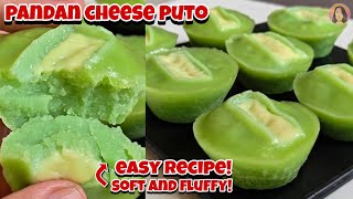 This is the EASIEST RECIPE to make SOFT, FLUFFY PUTO! PANDAN CHEESE PUTO/PUTO RECIPE/NEGOSYO IDEA
