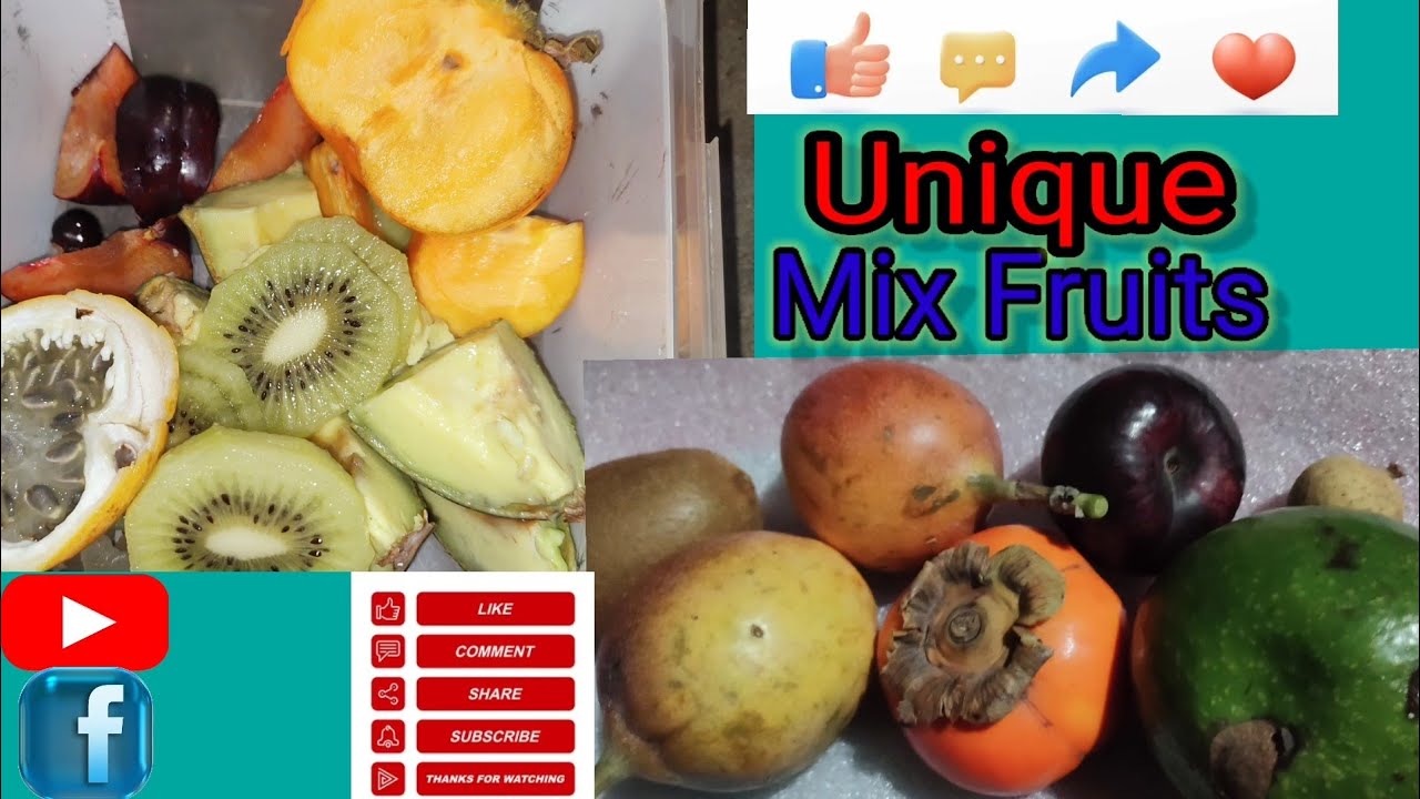 Healthy mix fruits video ️Unique mix fruits salad video YouTube