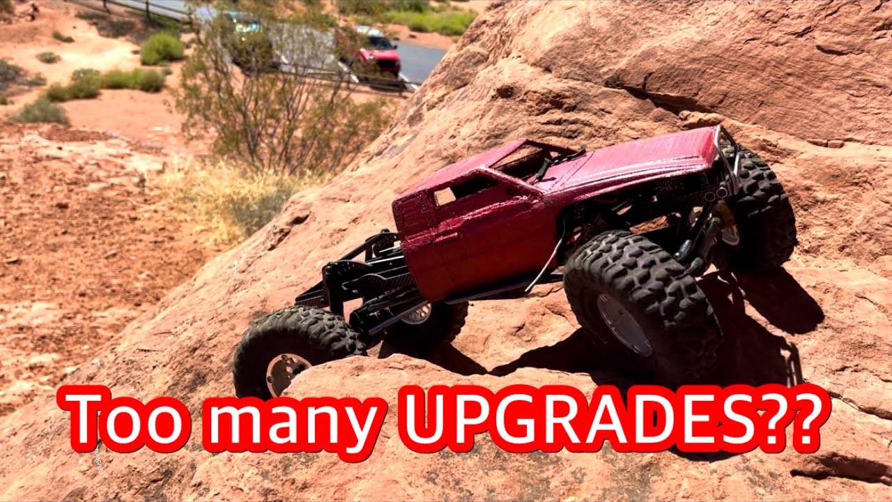 Vanquish upgrades for Corrupt Carbon Work Reaper v2 chassis with Crawler Tires