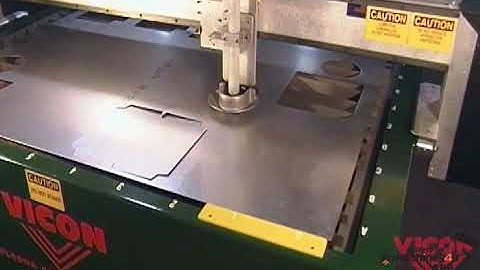 Vicon HVAC plasma cutting table