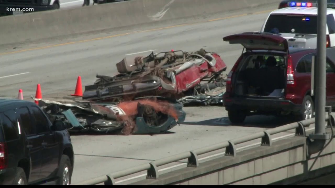 Semi Truck Crash Snarls I-90 Traffic - YouTube