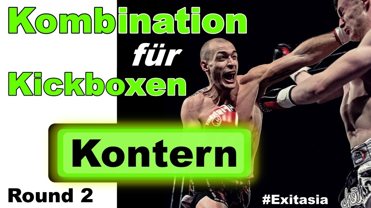 Kombination für Kickboxen - Kontern