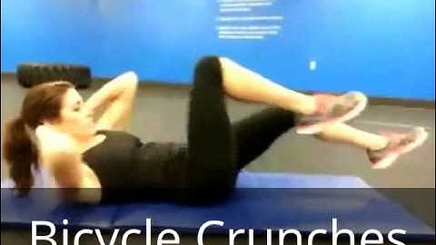 Flutter Kicks & Bicycle Crunches