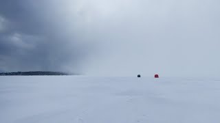 Caught in a Blizzard on a Frozen Lake