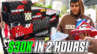 WE SPENT $30,000 IN 2 HOURS AT A SNEAKER EVENT! (WE GOT STEALS)