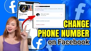 PAANO MAGPALIT NG PHONE NUMBER SA FACEBOOK | CHANGE PHONE NUMBER | Riencyll Cabile