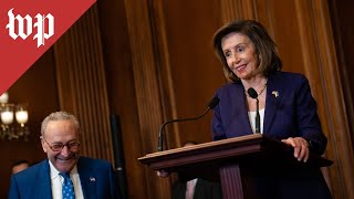 WATCH: Nancy Pelosi’s portrait unveiled at the Capitol