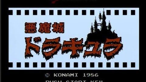 Famicom Disk System Longplay - Akumajou Dracula (Castlevania)