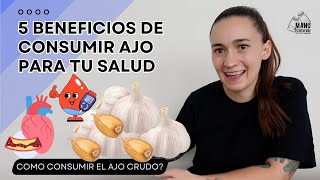 🤯5 BENEFICIOS INCREIBLES DEL AJO | COMO CONSUMIR AJO CRUDO PARA MEJORAR TU SALUD | Manu Echeverri