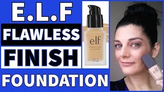 ELF FLAWLESS FINISH FOUNDATION REVIEW | Dry Skin Over 40