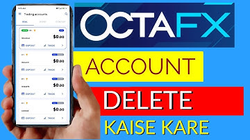 octafx account delete | trading account delete octafx | octafx account delete kaise kare
