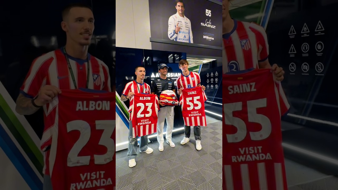 An unforgettable linkup thanks to Kraken and their partnership with @WilliamsF1TV 🤩