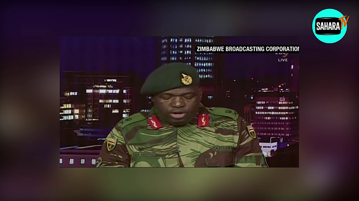 Military Coup In Zimbabwe: "The Situation Has Moved To Another Level" -Zim Army Announcer