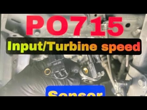 Easy  to Fix Code P0715 = Input/Turbine Speed Sensor