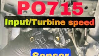 Easy  to Fix Code P0715 = Input/Turbine Speed Sensor