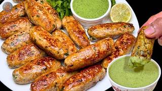 Chicken Reshmi Seekh Kabab Restaurant Style | Soft & Juicy Kabab Recipe screenshot 2