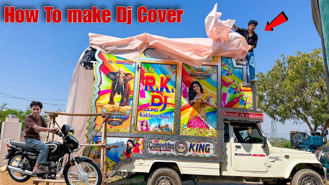 Market Style DJ Cover Kaise Banaye 🔥 | Full Practical Video || rk dj Kaklana vlogs