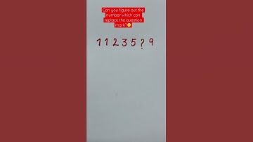 Which number replaces the question mark? #math #riddles #genius #youtube #tutor #shorts #mathtrick