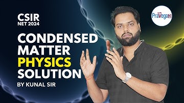 🔹 CSIR NET Dec 2024 | QID 705139 | Condensed Matter Physics Solution by Kunal Sir