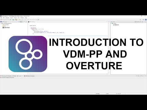 VDM-PP in Overture - Install Overture and Run First Application
