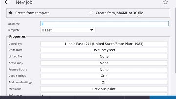 Trimble Access Import Calibration from DC