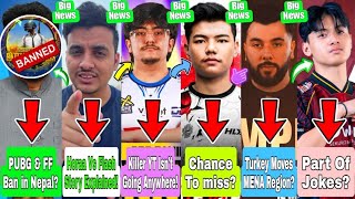 PUBG & FF Ban In Nepal?😳| Horaa Vs Flash Threat Story!😨| KillerYt Not Going Anywhere! | Asian Format