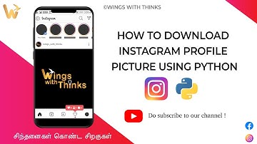 How to download Instagram profile pic | Python (Even Private Account)
