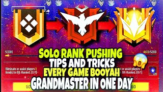 How to push rank in solo br || grandmaster push tips and tricks 🔥 || easy rank push