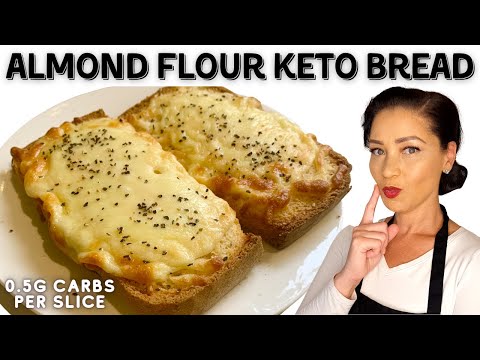 Almond Flour Keto Bread Recipe |  0.5g Net Carbs | Tastes like White Bread