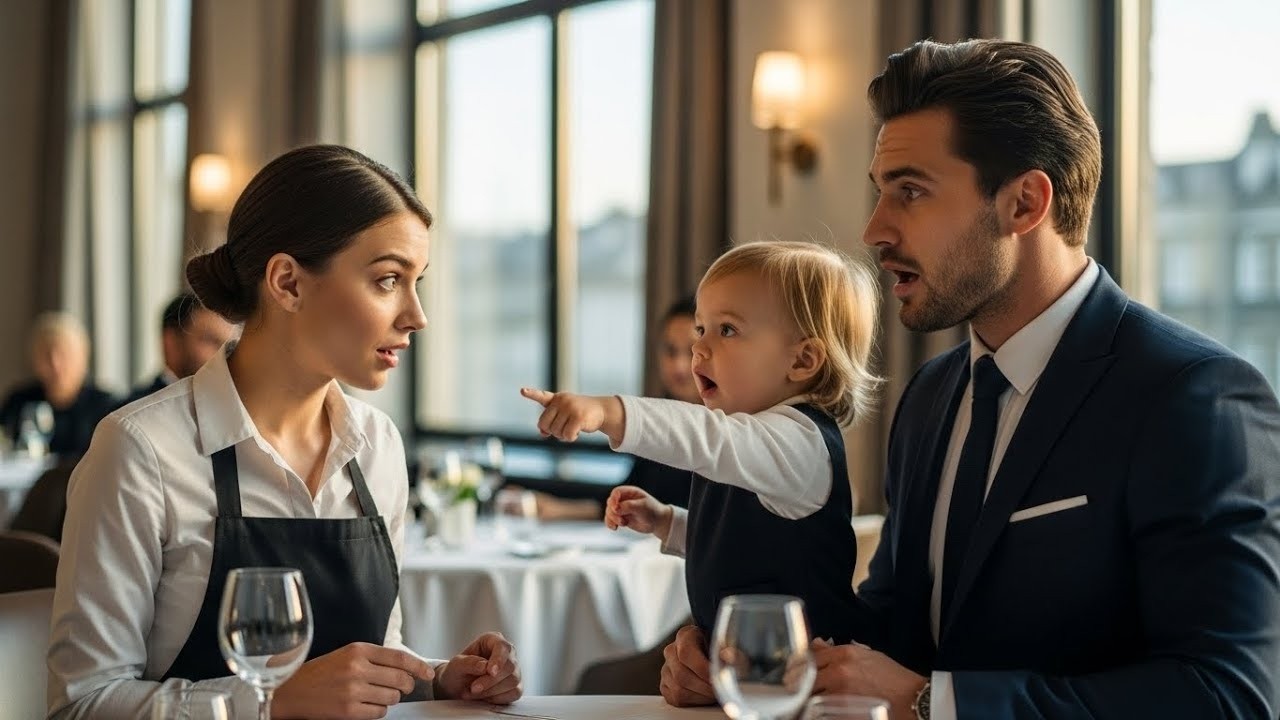 Billionaire's Daughter Said Her First Word — She Pointed at the Waitress and Called Her “Mama”