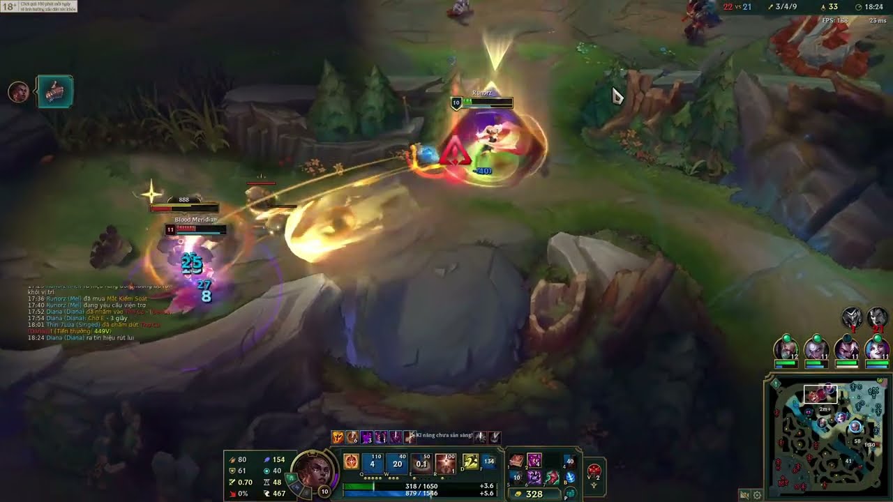 Mel sp #49, Shaco ăn quen 1 lần, tưởng Mel dễ ăn và cái kết bị solo kill (Runor)