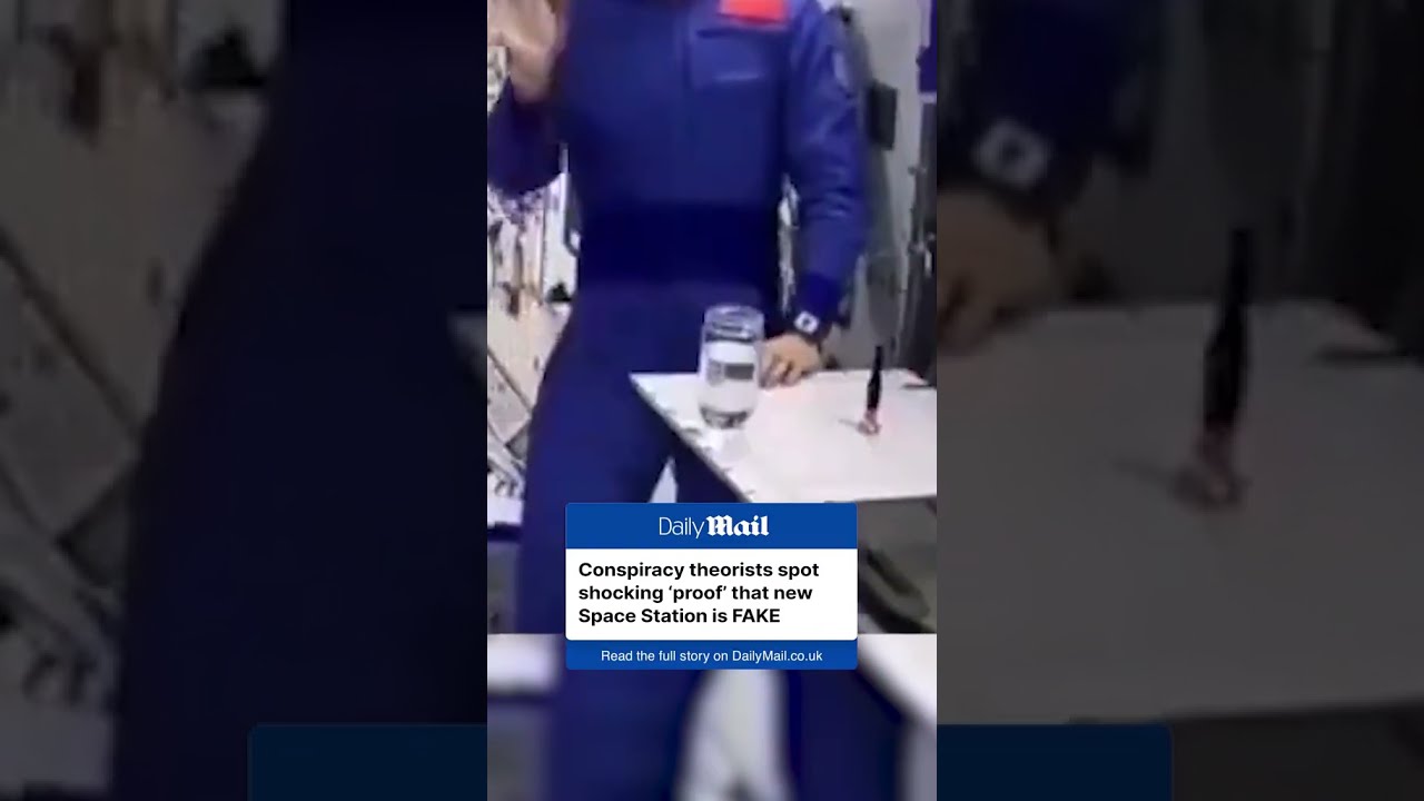 Conspiracy Theorist Spot Proof Space Station Is Fake