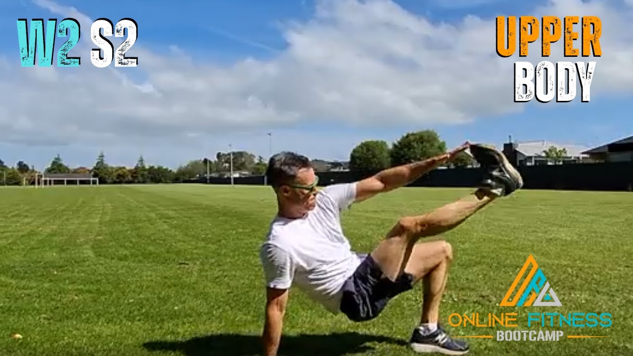 Online Fitness Bootcamp Week 2 Session 2 Upper body - YouTube