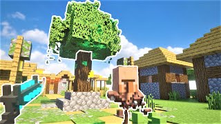 Disintegrator Gun Vs Realistic Minecraft Village | Teardown NG |