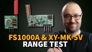 FS1000A and XY-MK-5V 433MHz #Arduino radio modules range test