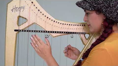 Harp (Arpa) Tutorial: Ode To Joy - Symphony N. 9 - El Himno de la Alegría