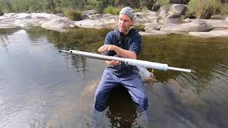 GOLD PROSPECTING YABBIE PUMP ..CREVICE  PUMP ATTACHMENT...by Krevice King 