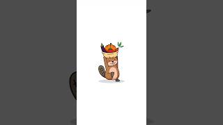 Cute Beaver..#illustration #cartoon #designs #cute #wildlife #beaver