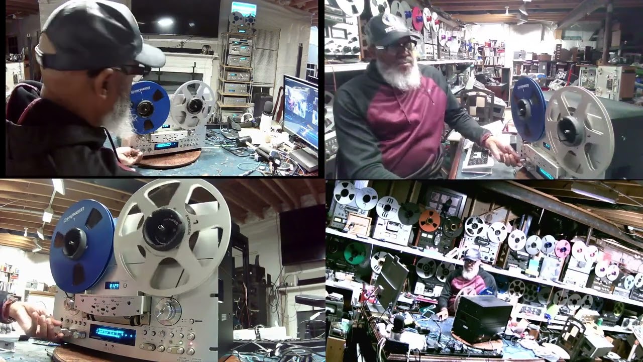 Pioneer RT-909 Reel to Reel Demonstration