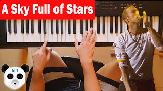 Video thumbnail of "Como tocar " A Sky Full Of Stars " en Piano Fácil / Coldplay / Tutorial 👨‍🏫🎹"