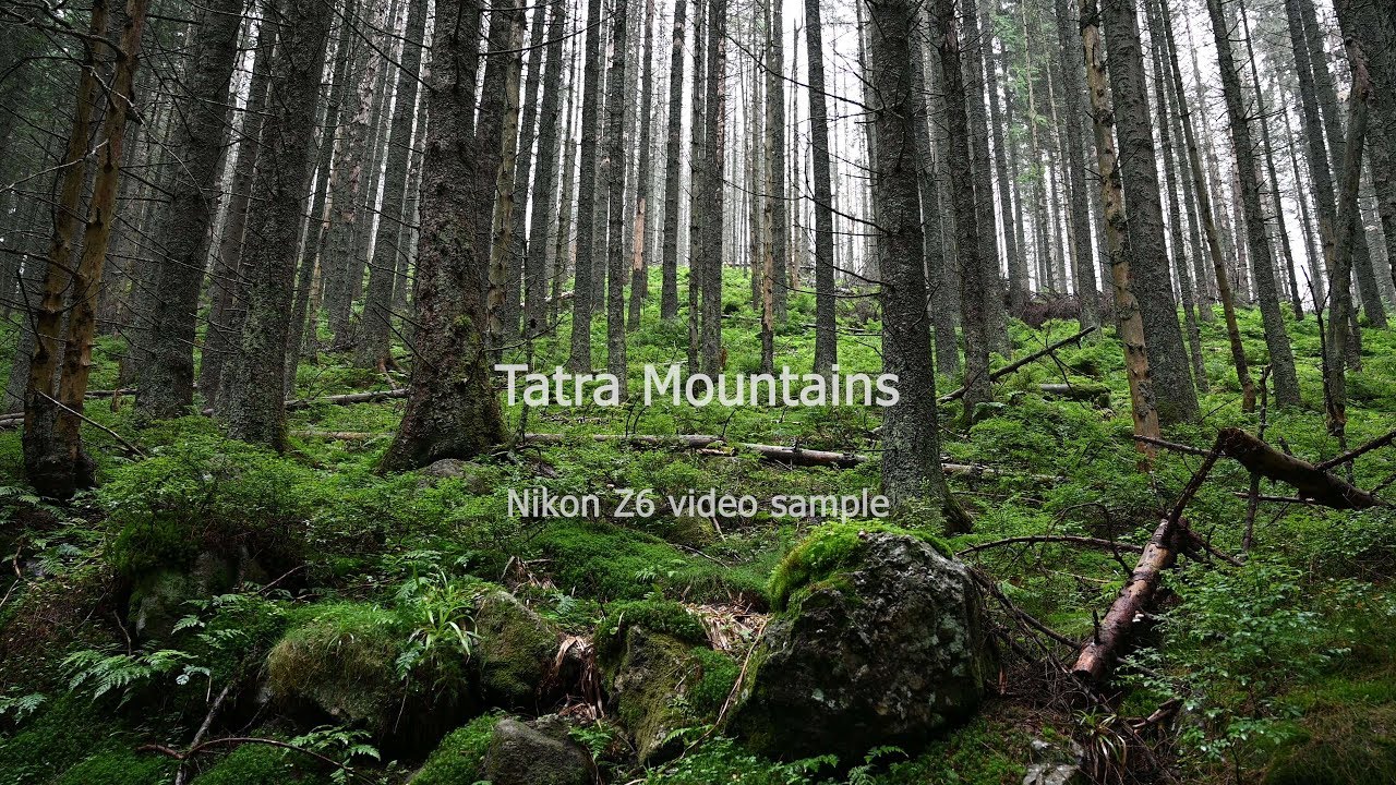 Tatra Mountains Nikon Z6 video sample [4K]