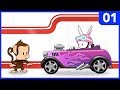 Monkey Preschool Fix-It Gameplay #1 | Learn Colors, Letters, and Numbers,  Fix Cars and Airplanes